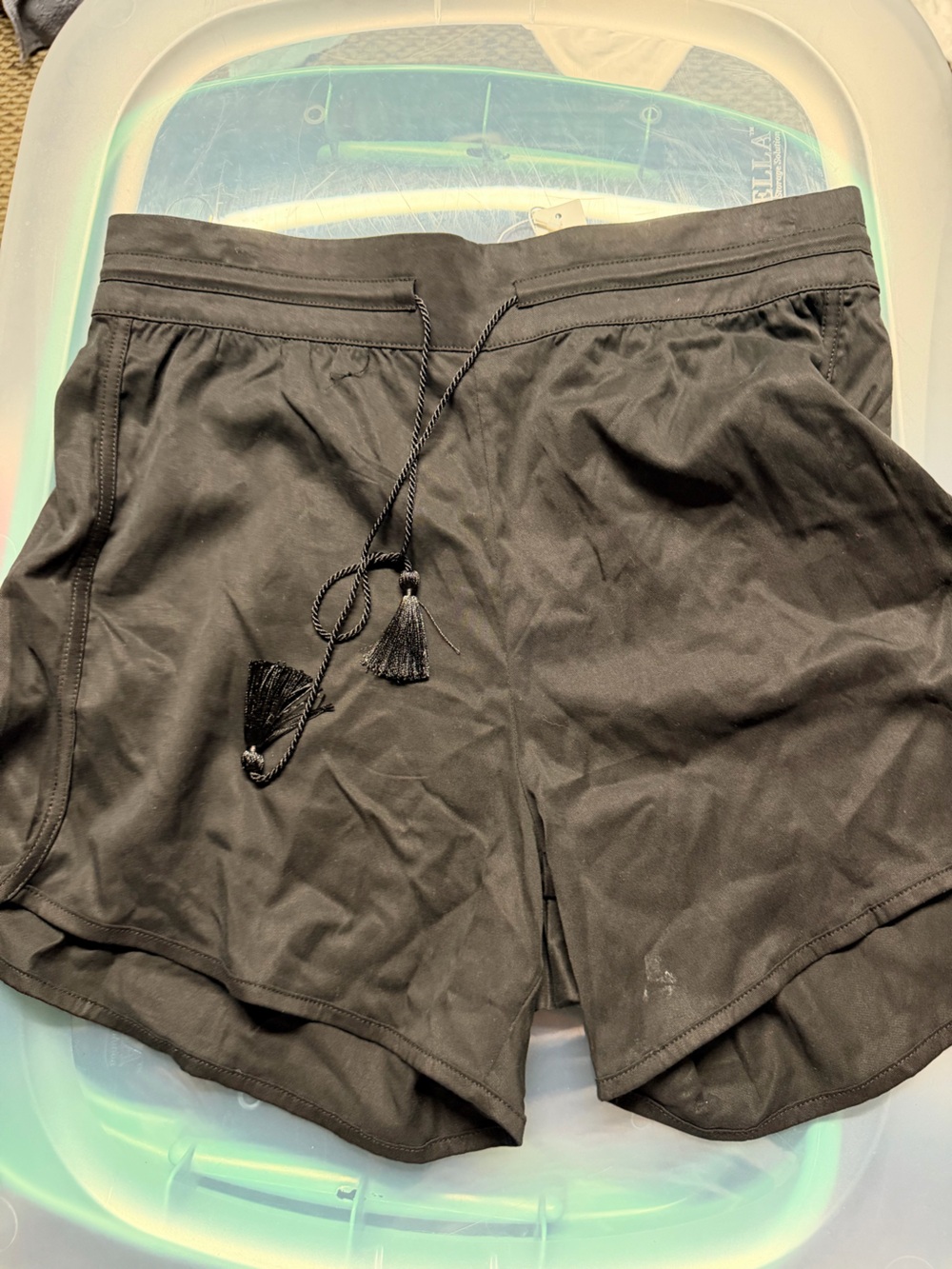 Travis Mathew Women's Athletic Shorts in Black out to sea